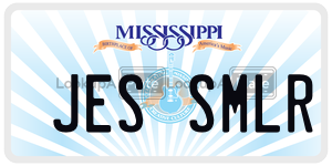 JESSMLR  license plate in MS