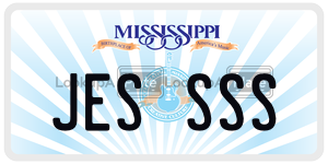 JESSSS  license plate in MS