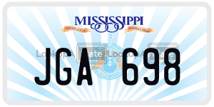JGA698  license plate in MS