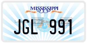JGL991  license plate in MS