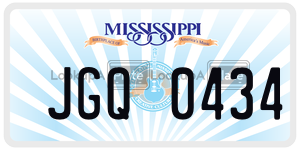 JGQ0434  license plate in MS