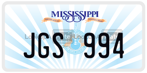 JGS994  license plate in MS