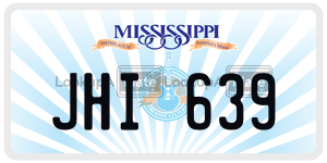 JHI639  license plate in MS