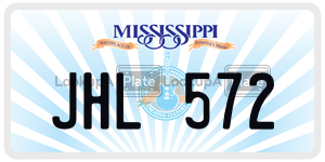 JHL572  license plate in MS