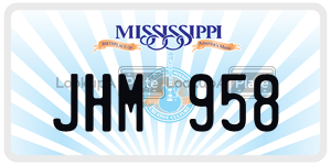 JHM958  license plate in MS