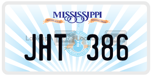 JHT386  license plate in MS