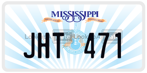 JHT471  license plate in MS