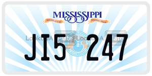 JI5247  license plate in MS