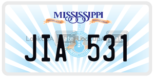 JIA531  license plate in MS