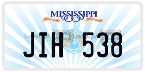 JIH538  license plate in MS