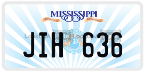 JIH636  license plate in MS