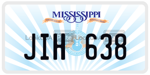 JIH638  license plate in MS