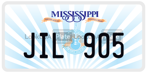 JIL905  license plate in MS