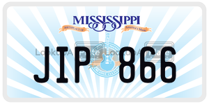 JIP866  license plate in MS