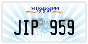 JIP959  license plate in MS
