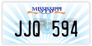 JJQ594  license plate in MS