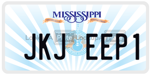 JKJEEP1  license plate in MS