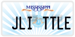JLITTLE  license plate in MS