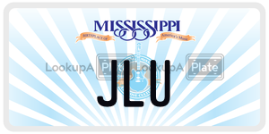JLU  license plate in MS