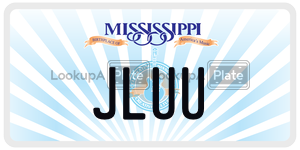 JLUU  license plate in MS