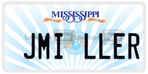 JMILLER  license plate in MS
