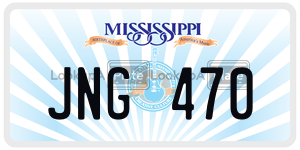 JNG470  license plate in MS
