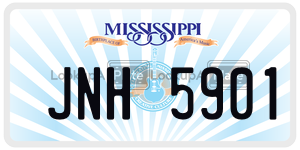 JNH5901 license plate in Mississippi