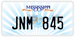 JNM845  license plate in MS