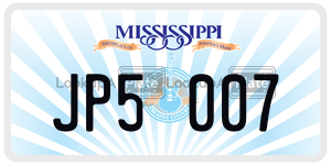 JP5007  license plate in MS