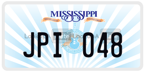 JPI048 license plate in Mississippi
