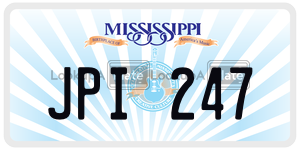JPI247  license plate in MS