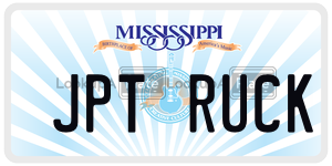 JPTRUCK  license plate in MS