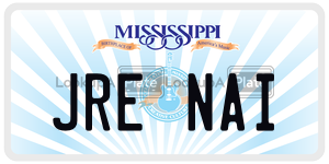 JRENAI  license plate in MS