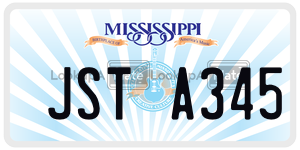 JSTA345  license plate in MS
