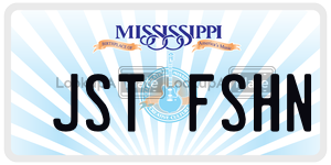 JSTFSHN  license plate in MS