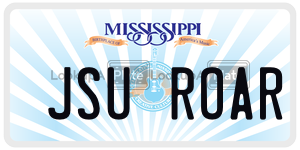 JSUROAR  license plate in MS