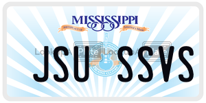 JSUSSVS  license plate in MS