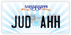 JUDAHH  license plate in MS