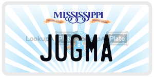 JUGMA  license plate in MS