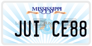JUICE88  license plate in MS