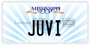 JUVI  license plate in MS