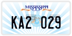 KA2029  license plate in MS
