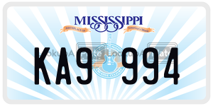 KA9994  license plate in MS