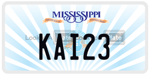 KAI23  license plate in MS