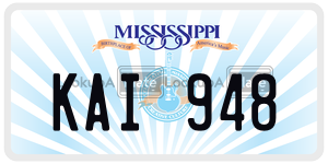 KAI948  license plate in MS