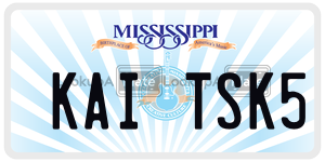 KAITSK5  license plate in MS