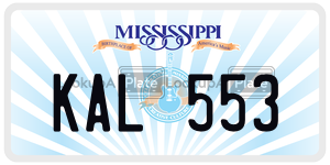 KAL553  license plate in MS