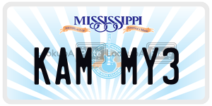 KAMMY3  license plate in MS
