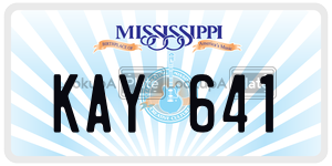 KAY641  license plate in MS
