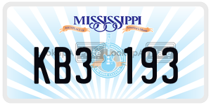 KB3193  license plate in MS